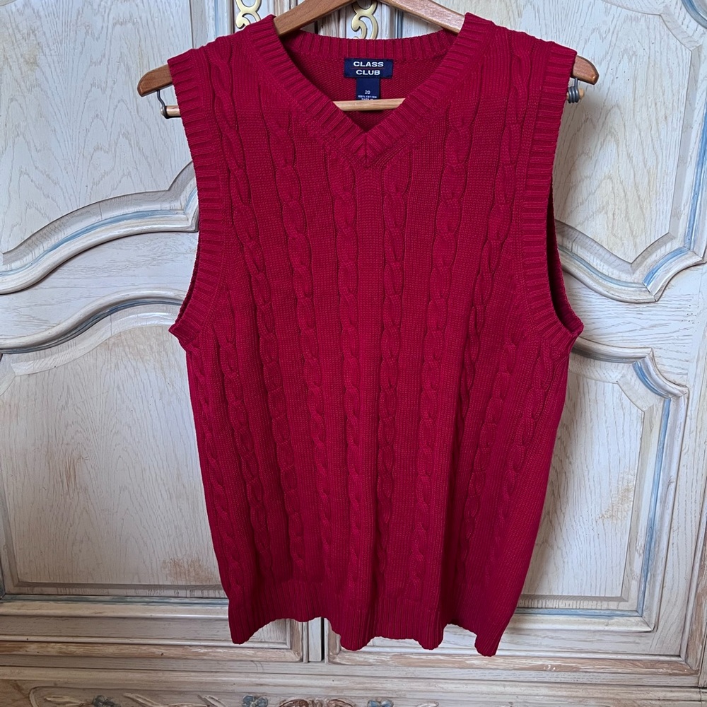 Chaps Vest Sweater Boys 20